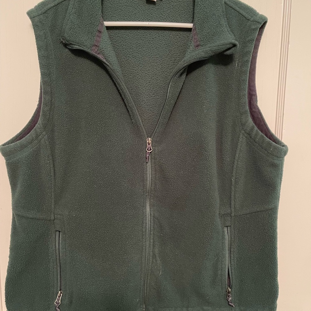 Port Authority fleece vest.